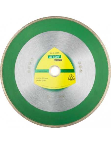 KLINGSPOR TARCZA DIAMENTOWA PEŁNA 250mm x 1,9mm x 30/25,4mm DT600F DO CERAMIKI