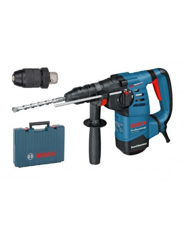 BOSCH MŁOT WIERCĄCO-KUJĄCY SDS-PLUS 800W 3,1J 3,6kg WALIZKA + DODATKOWY UCHWYT GBH 3000