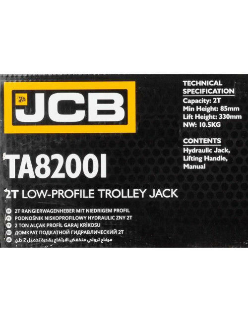 JCB DŹWIGNIK "ŻABA" 2T NISKOPROFILOWY