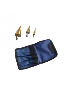 WIERTŁO STOPNIOWE KOMPLET 3szt. 4-32mm