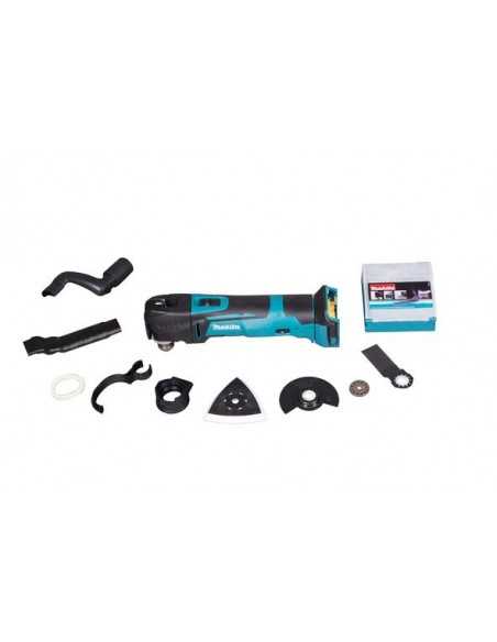 MAKITA NARZĘDZIE WIELOFUNKCYJNE 18V LI-ION BEZ AKUMULATORÓW I ŁADOWARKI + AKCESORIA, DTM51ZX1