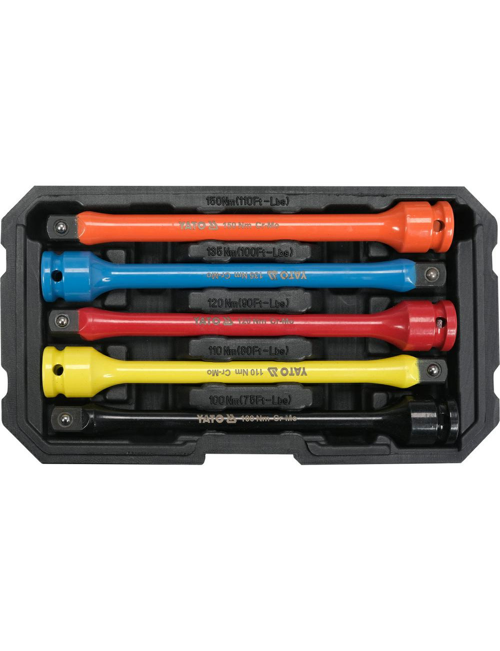 YATO ZESTAW PRZEDŁUŻEK UDAROWYCH Z OGRANICZNIKIEM