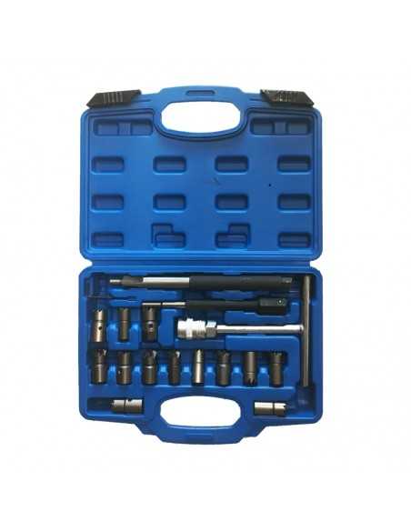 SATRA ZESTAW FREZÓW DO GNIAZD WTRYSKIWACZY 17szt.