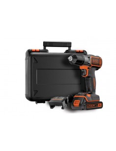 BLACK+DECKER WIERTARKO-WKRĘTARKA 18V 1 x 1,5AH LI-ION AUTOSENSE + WALIZKA ASD184K