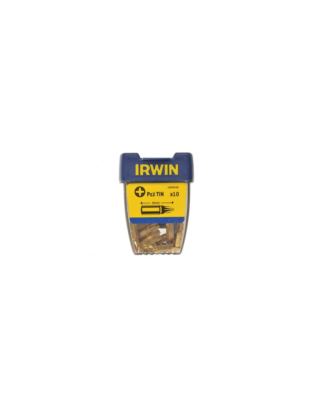 IRWIN KOŃCÓWKA PZ2 x 25mm TIN 10szt.