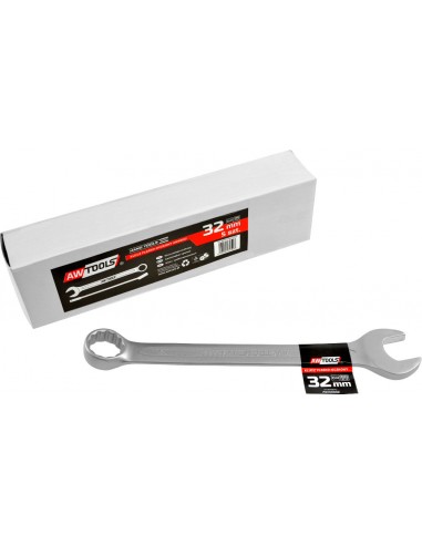 AWTOOLS KLUCZ PŁASKO-OCZKOWY CrV DIN3113 ROZMIAR: 32 (MM)
