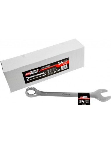 AWTOOLS KLUCZ PŁASKO-OCZKOWY CrV DIN3113 ROZMIAR: 34 (MM)