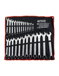 AWTOOLS KLUCZE PŁASKO-OCZKOWE KOMPLET 25elem. /6mm-32mm/