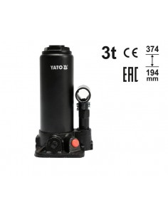 YATO DŹWIGNIK TŁOKOWY HYDRAULICZNY SŁUPKOWY  3T 194-374mm
