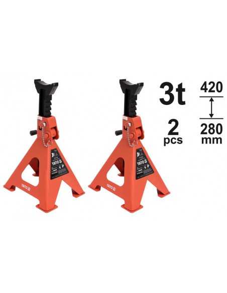 YATO PODSTAWKI 2szt. 3 TONY, 280-420mm