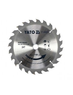 YATO PIŁA TARCZOWA 190 x 20mm 24-ZĘBY WIDIOWE   60634