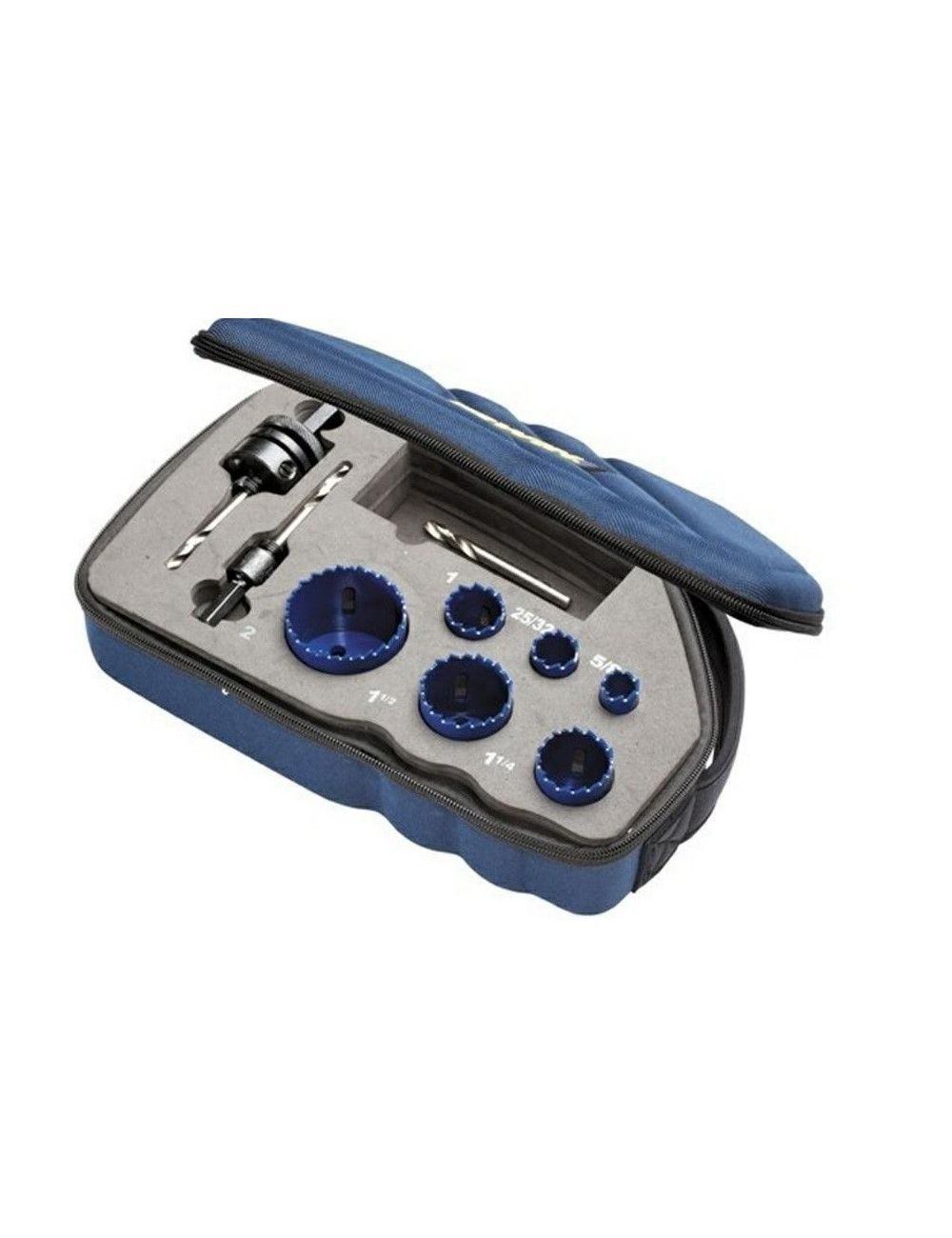 IRWIN OTWORNICA BIMETAL KOMPLET 600L SE 22,29,35,44,51,56 PLUS TRZPIEŃ I WIERTŁO PILOTUJĄCE