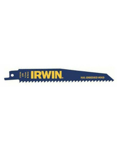 IRWIN BRZESZCZOT DO PIŁY SZABLASTEJ 225mm 6 Z CAL DREWNO Z GWOŹDZIAMI (2szt)