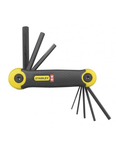 STANLEY KLUCZE IMBUSOWE 8elem. 1,5-8mm SKŁADANE