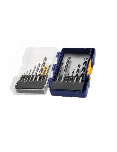 IRWIN ZESTAW 15szt. WIERTEŁ W KASETCE