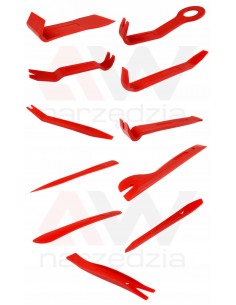 ZESTAW ŚCIĄGACZY DO TAPICERKI 11elem.