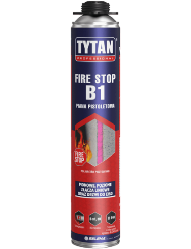TYTAN PIANA PISTOLETOWA OGNIOCHRONNA B1 750ml PROFESSIONAL