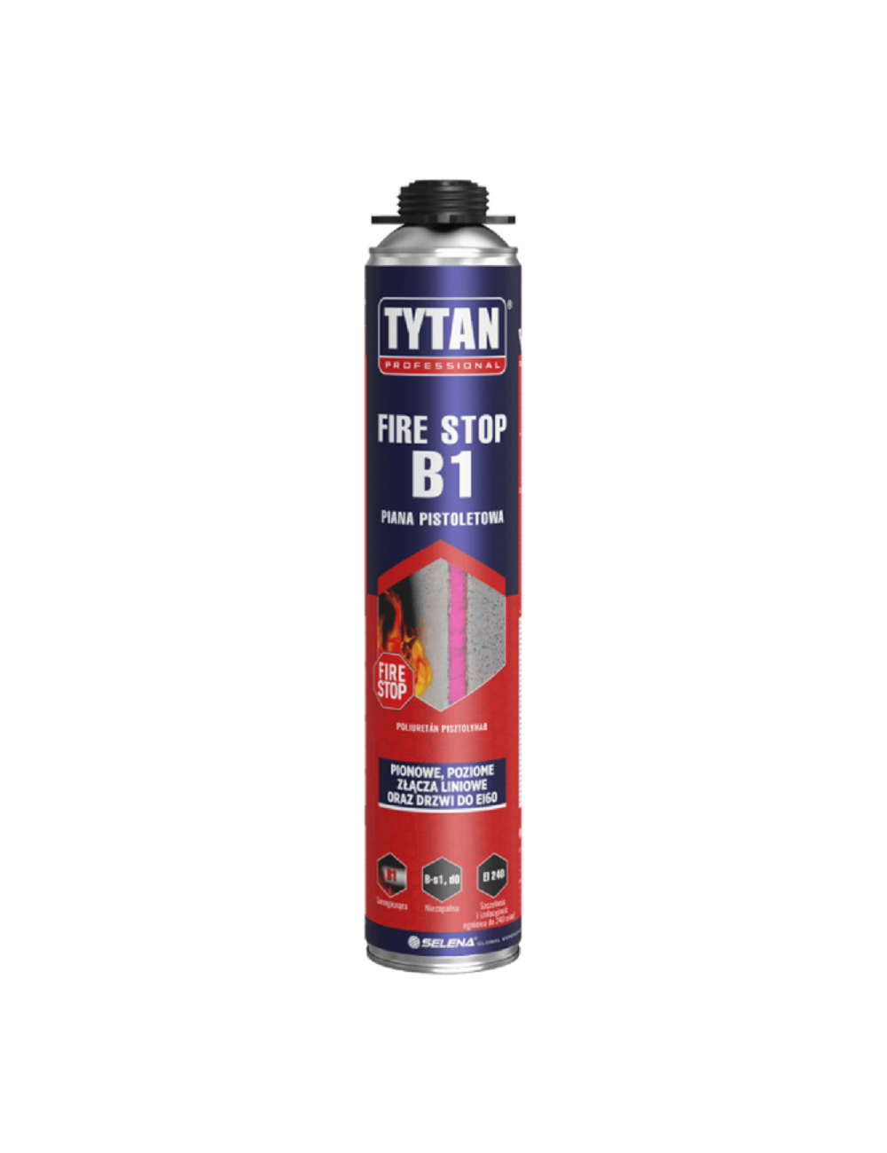 TYTAN PIANA PISTOLETOWA OGNIOCHRONNA B1 750ml PROFESSIONAL