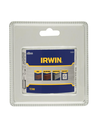 IRWIN OTWORNICA TCT HM BEZ ADAPTERA 68mm do cegieł, pustaków i betonu komórkowego