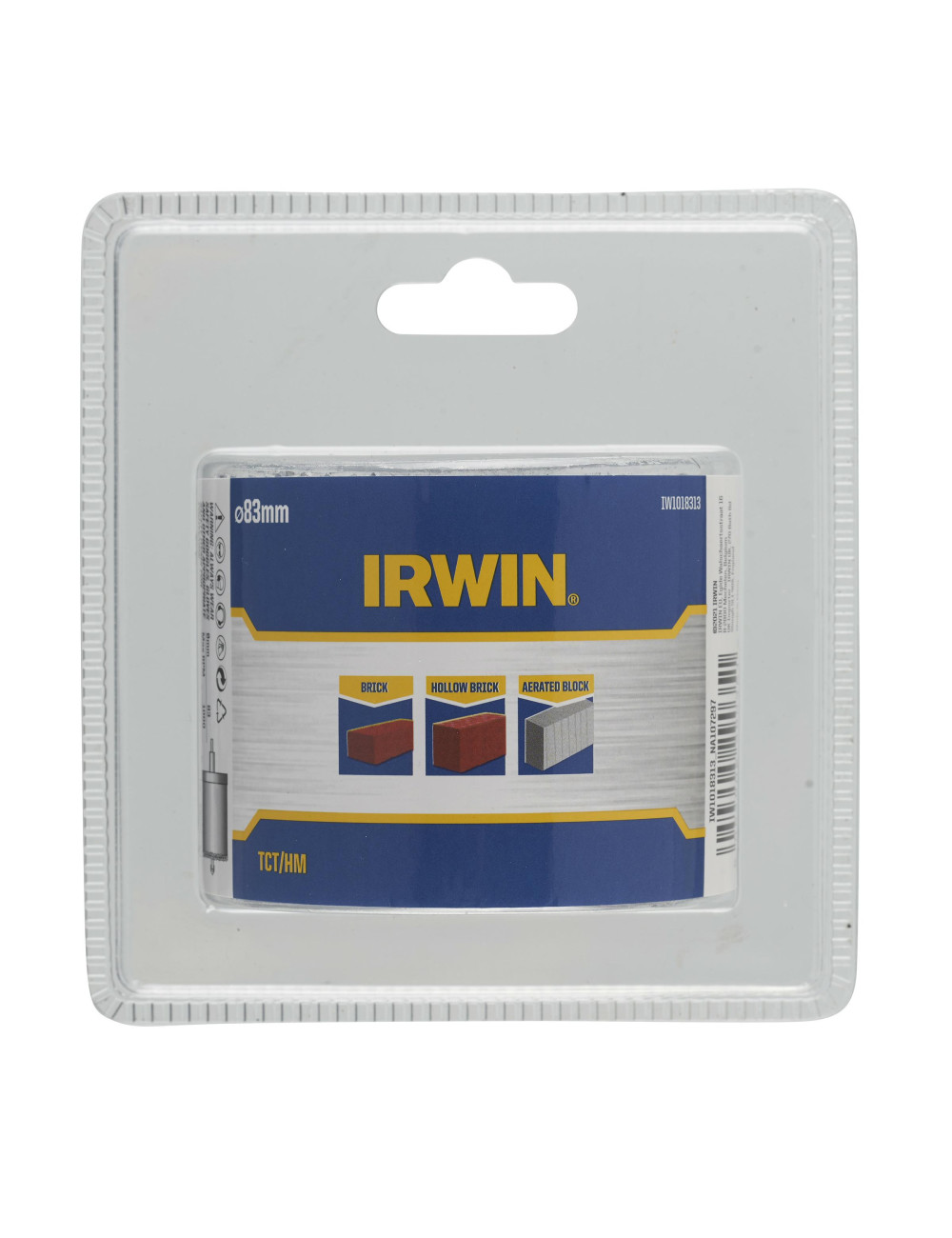 IRWIN OTWORNICA TCT HM BEZ ADAPTERA 83mm do cegieł, pustaków i betonu komórkowego