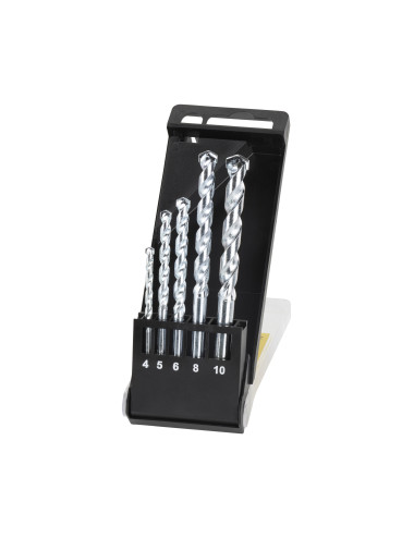 IRWIN WIERŁO DO BETONU KOMPLET 5szt. 4, 5, 6, 8 i 10mm w kasecie