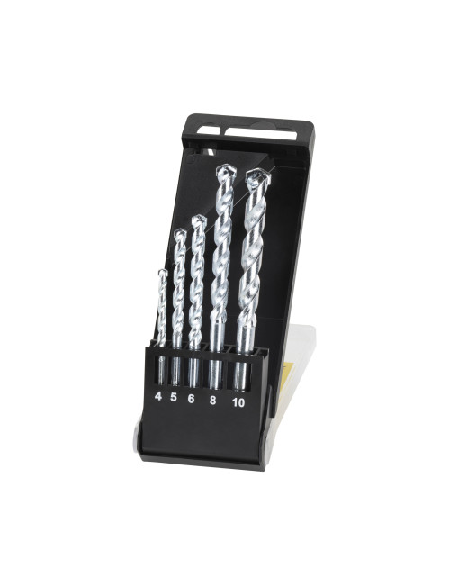 IRWIN WIERŁO DO BETONU KOMPLET 5szt. 4, 5, 6, 8 i 10mm w kasecie