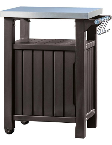 KETER STÓŁ GRILOWY BLAT ZE STALI NIERDZEWNEJ BRĄZ