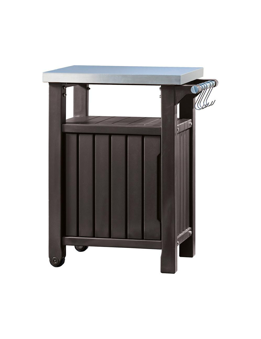 KETER STÓŁ GRILOWY BLAT ZE STALI NIERDZEWNEJ BRĄZ