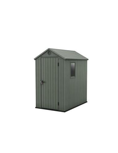 KETER DOMEK NARZĘDZIOWY OGRODOWY DARWIN 4x6 ZIELONY 125,8 x 184,5 x 205cm