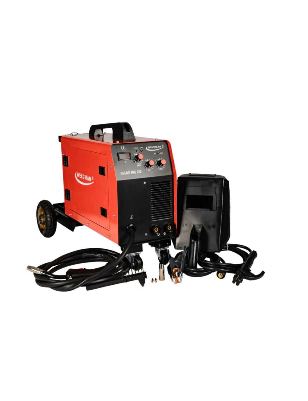 WELDMAN Spawarka Super Mig 205 - półautomat spawalniczy 200A, FLUX, MMA, MIG MAG