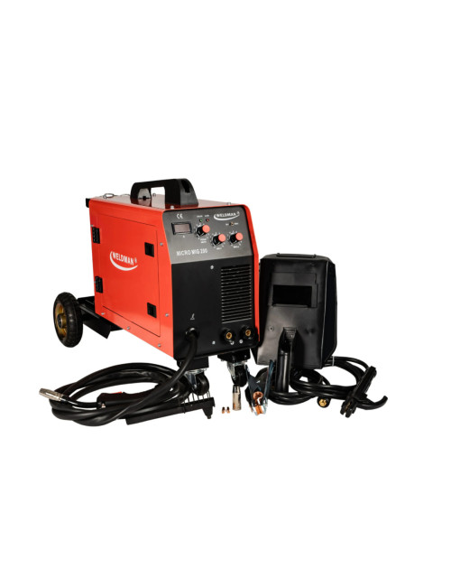 WELDMAN Spawarka Super Mig 205 - półautomat spawalniczy 200A, FLUX, MMA, MIG MAG