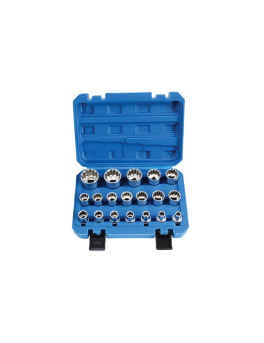 SATRA ZESTAW NASADEK 12-KĄT. VARIO-PLUS 1/2" 19szt.