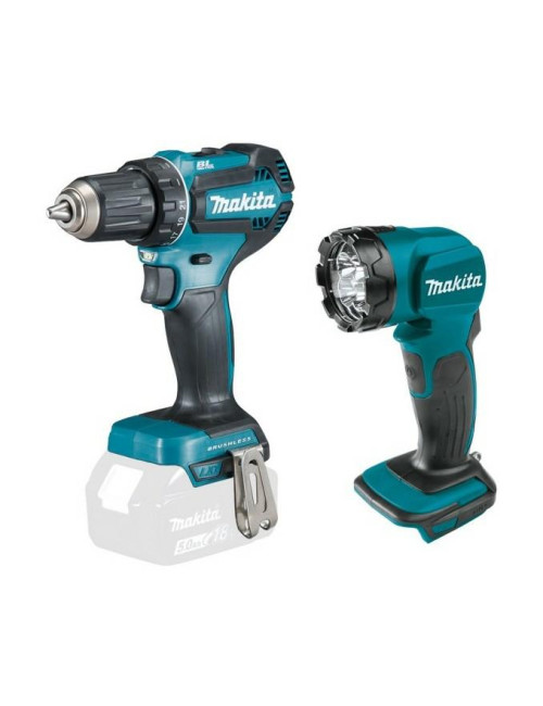 MAKITA ZESTAW COMBO 18V DLX2349J (DDF485+DML815) 3x3,0Ah