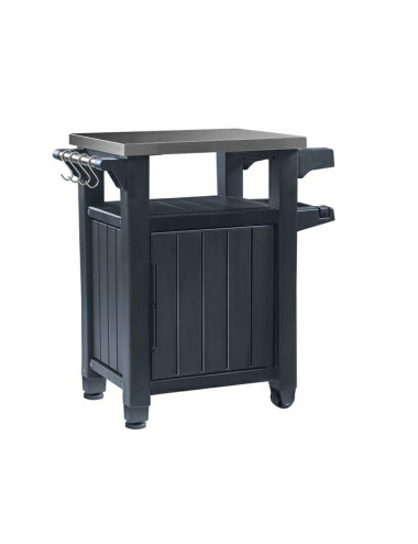 KETER STÓŁ GRILOWY BLAT ZE STALI NIERDZEWNEJ GRAFIT