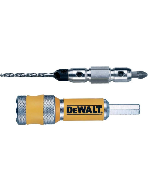 DEWALT POGŁĘBIACZ 6mm + WIERTŁO PILOTUJĄCE + KOŃCÓWKA PZ2