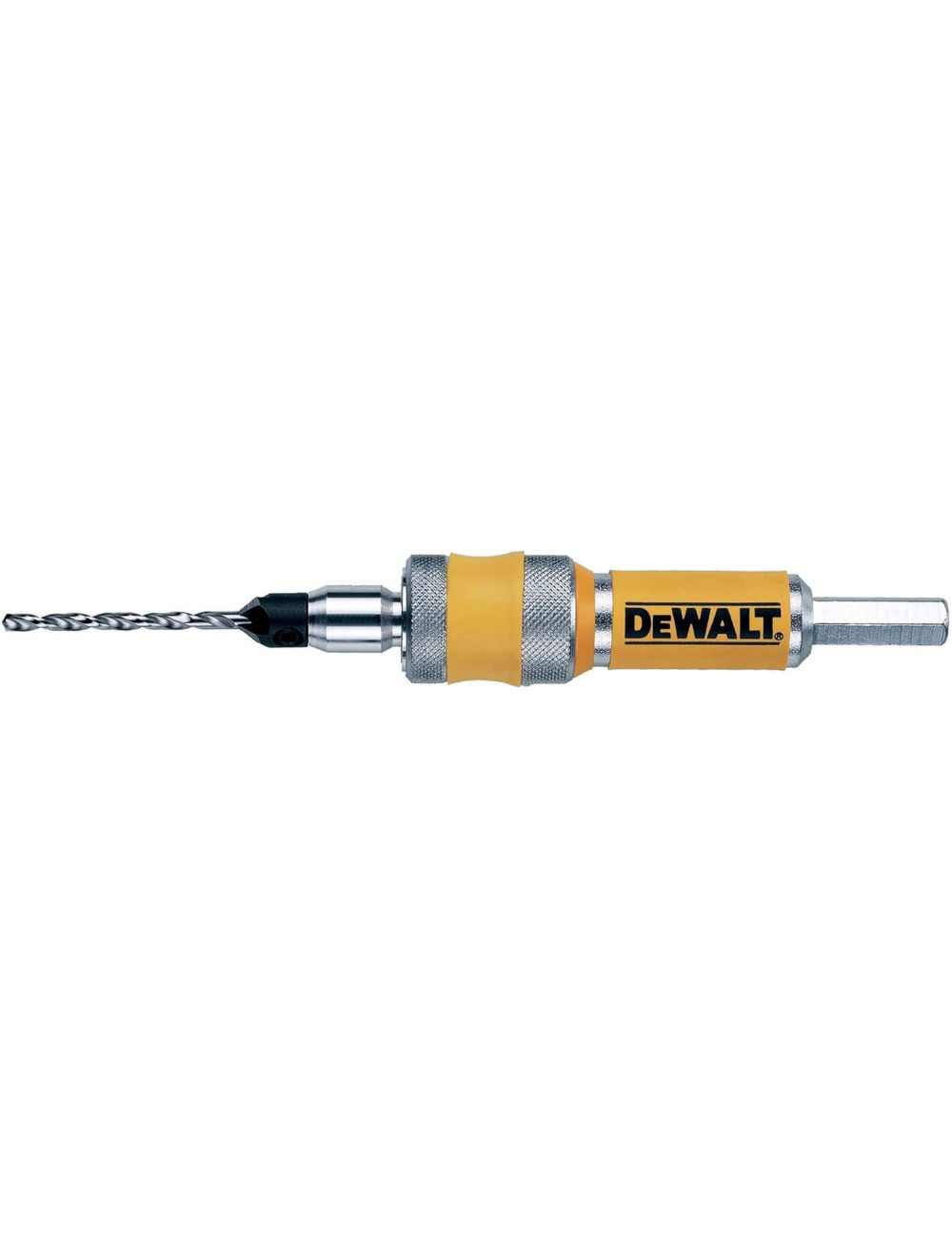 DEWALT POGŁĘBIACZ 6mm + WIERTŁO PILOTUJĄCE + KOŃCÓWKA PZ2