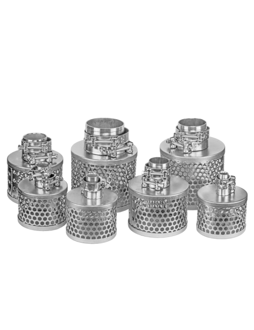 KOSZ DO WĘŻA SSAWNEGO 50 mm 2"+ 2x GBS OBEJMY