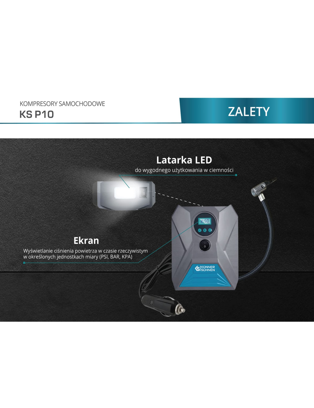 KONNER &amp; SOHNEN KOMPRESOR SAMOCHODOWY P10