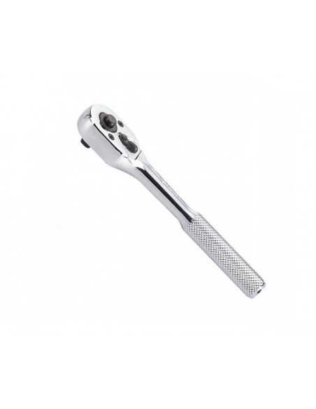 KING TONY GRZECHOTKA 1/4" 24-ZĘBY 140mm CHROM UCHYT MOLETOWANY