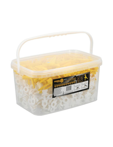 VOREL SYSTEM POZIOMOWANIA 1mm 700+200 +SZCZYPCE