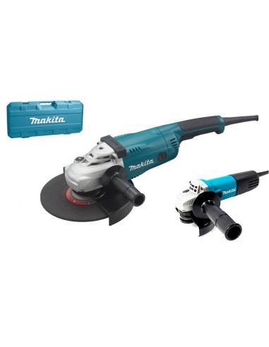 MAKITA.SZLIFIERKA KĄTOWA ZESTAW COMBO DK0053 (GA9020+9558HNR) WALIZKA