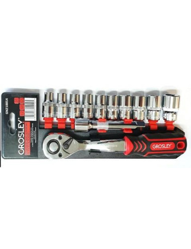GROSLEY ZESTAW KLUCZY 3/8" 12cz.