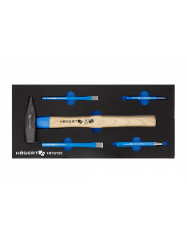 HOEGERT ZESTAW NARZĘDZI 5szt. WKŁAD EVA