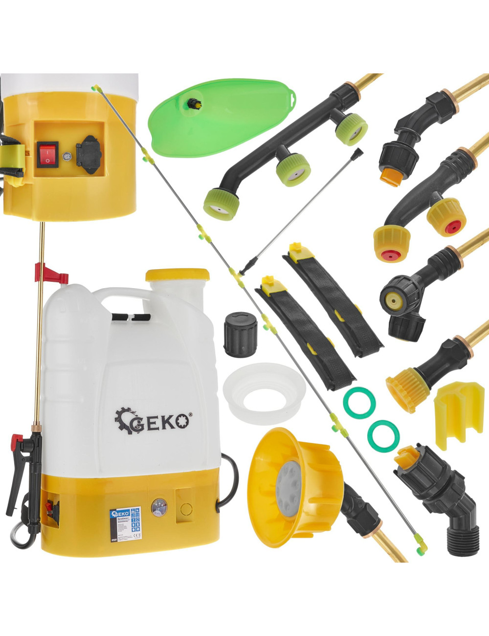 OPRYSKIWACZ PLECAKOWY AKUMULATOROWY 16L GEKO