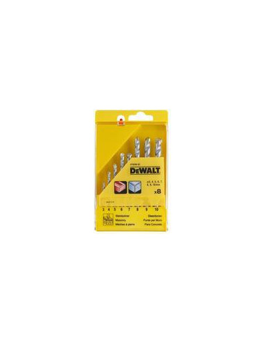 Wiertła do betonu, 8szt. DeWalt DT9288 PUDEŁKO