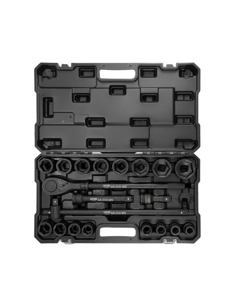 JCB ZESTAW KLUCZY UDAROWYCH 21el. 3/4" 6KĄT. (17-50mm)