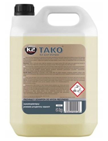 K2 SZAMPON DO MYCIA RĘCZNEGO, PACHNĄCY, EKONOMICZNY. TAKO 5KG