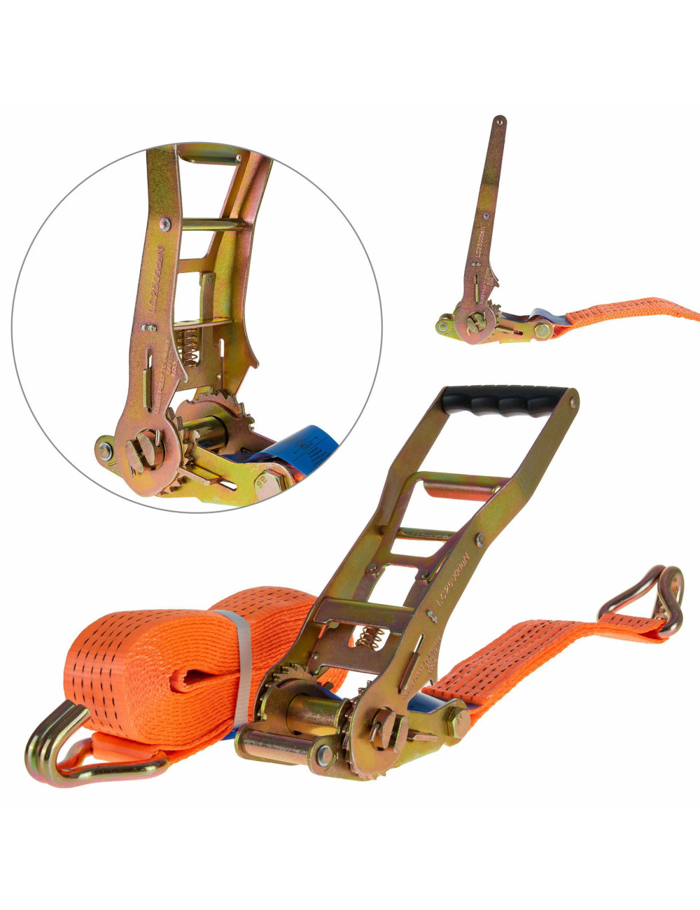 PAS TRANSPORTOWY Z GRZECHOTKĄ ERGO 6m 5T 50mm GEKO