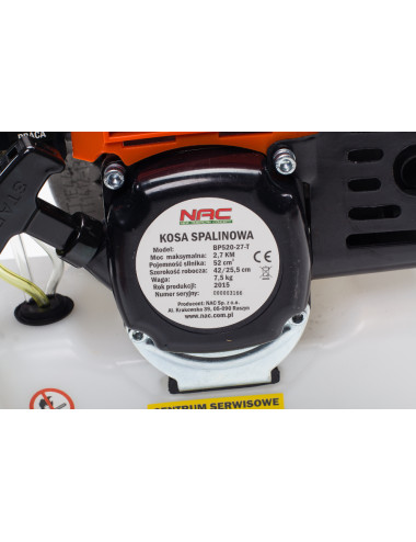 NAC KOSA SPALINOWA 51,2cc 2,7Nm