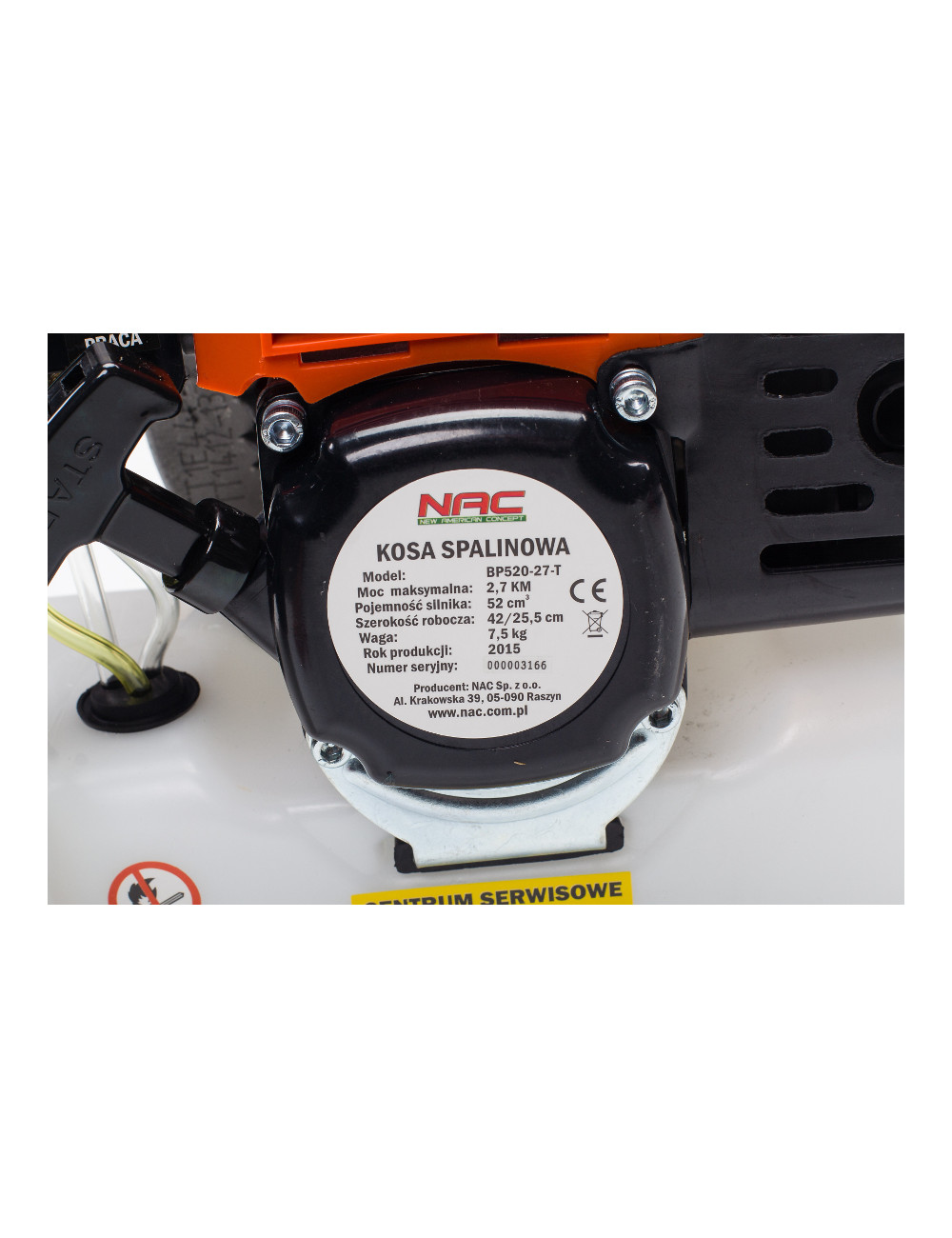 NAC KOSA SPALINOWA 51,2cc 2,7Nm